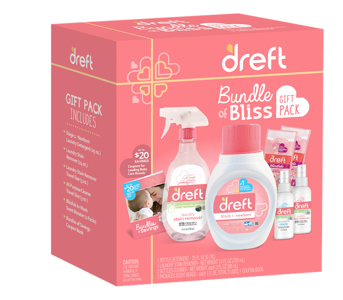 Dreft Plant-Based Spray and Wash Laundry Baby Stain Remover, 24 oz