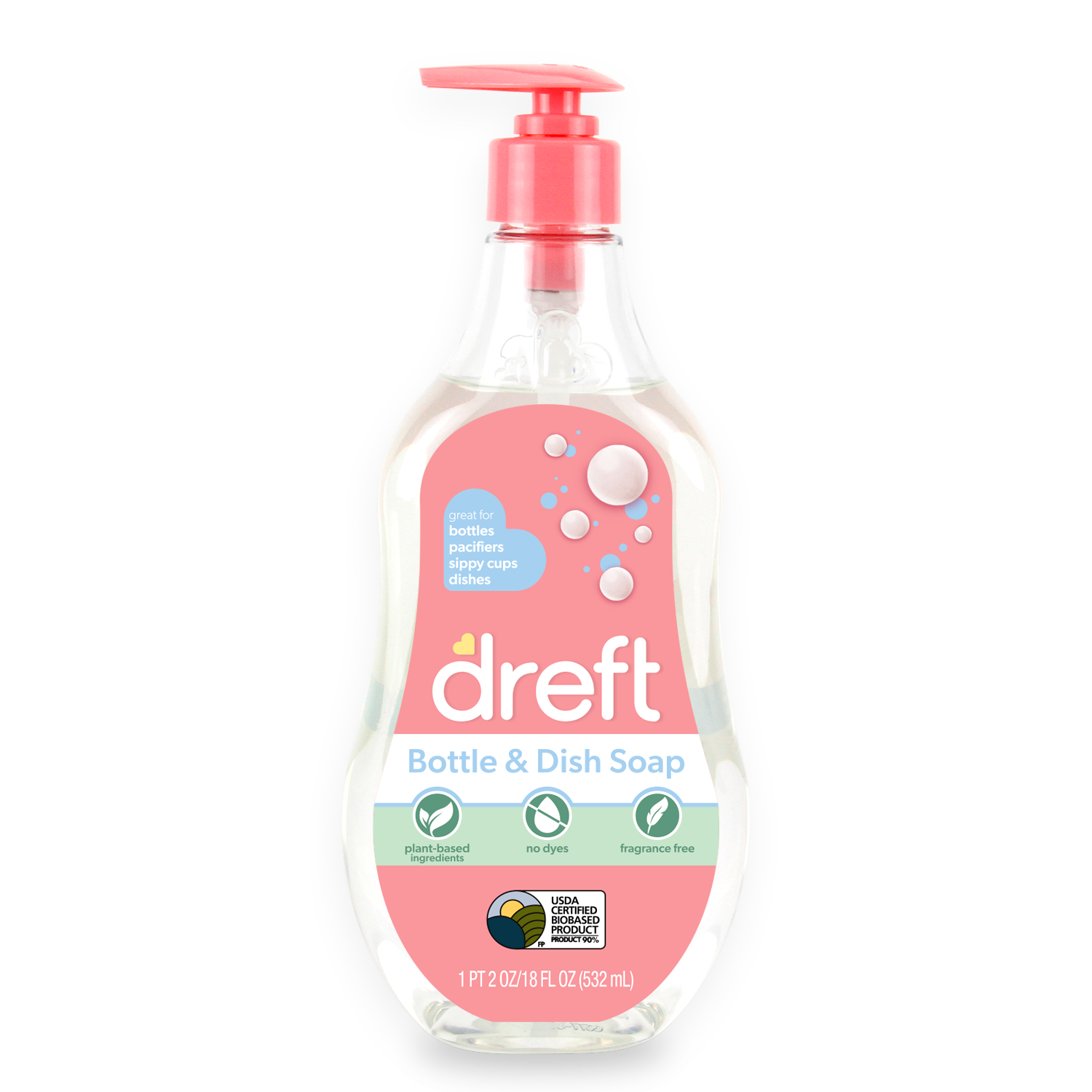 Dreft Baby Laundry Instant Stain Remover Spray for Clothes, 22